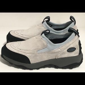 LL Bean Thinsulate Gray Suede Slip-on Moc 8.5W